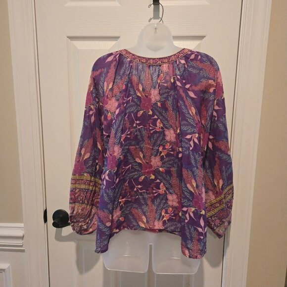 Spell & The Gypsy Collective Bianca Blouse in Wisteria Size XS - Picture 5 of 13